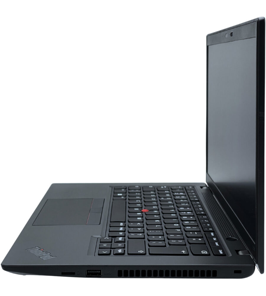 Lenovo ThinkPad L14 G3 prawy profil obudowy i otwory wentylacyjne