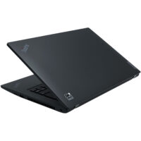Lenovo ThinkPad L14 G3 zamknięta matowa czarna klapa z logo ThinkPad i Lenovo