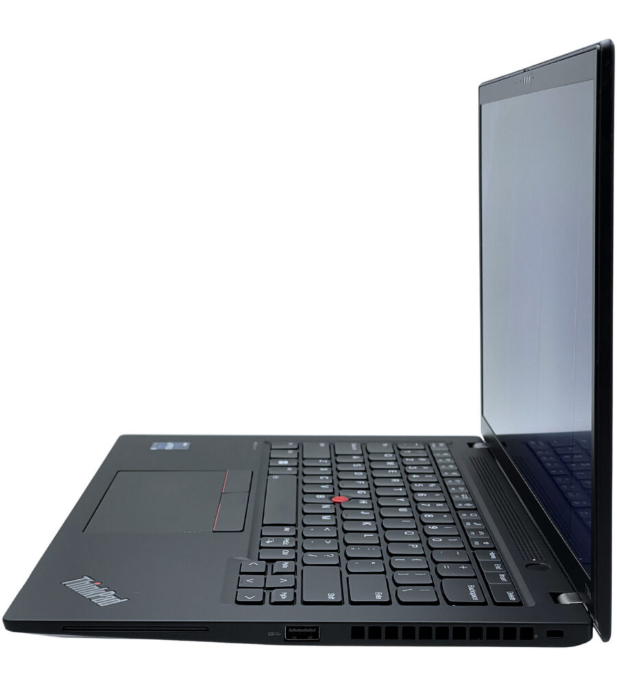 Lenovo ThinkPad T14s Gen 4 porty z prawej strony USB 3.2 audio combo i blokada Kensington
