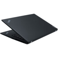 Lenovo ThinkPad T14s Gen 4 zamknięta pokrywa górna z logo ThinkPad i stylowym czerwonym akcentem
