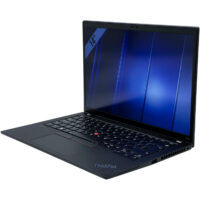 Lenovo ThinkPad T14s Gen 4 – prawy bok pod kątem Lenovo ThinkPad T14s Gen 4 widok z prawej strony pod kątem z portami