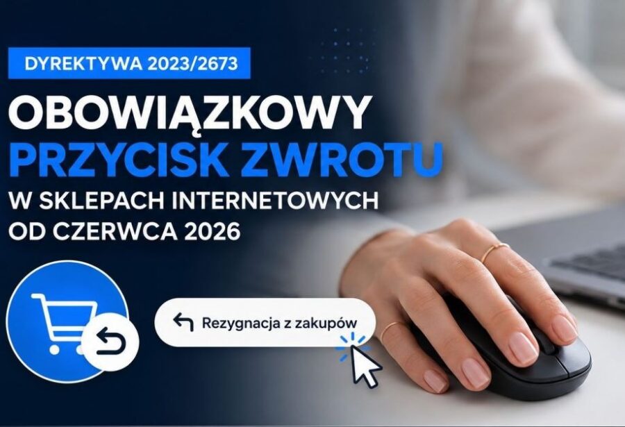 Dyrektywa 2023/2673 wprowadzi obowiązkowy przycisk zwrotu w sklepach internetowych od czerwca 2026 roku.