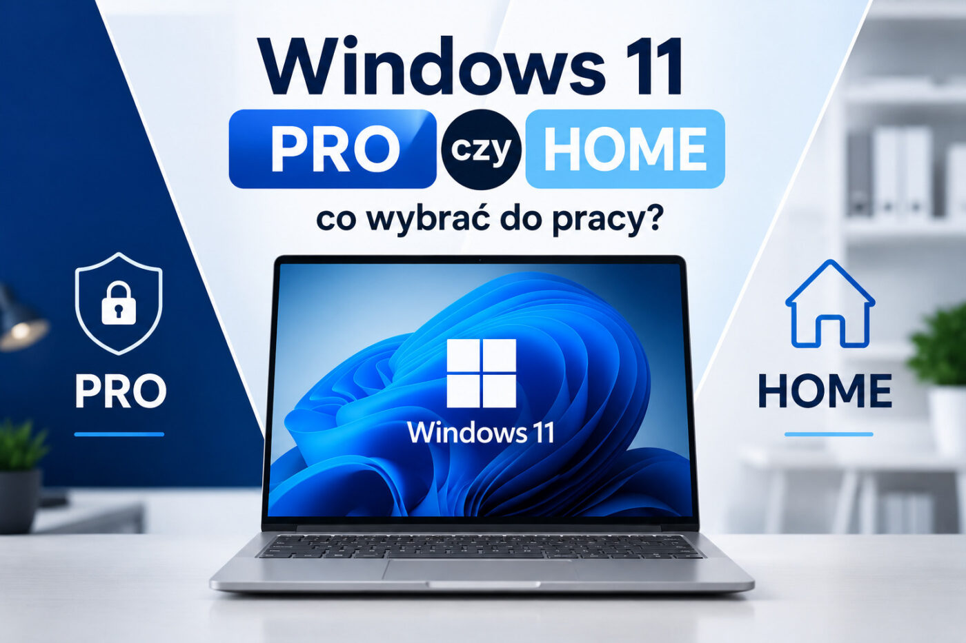 Windows 11 Pro czy Home – porównanie najważniejszych różnic między wersjami systemu Microsoft do pracy i zastosowań domowych.