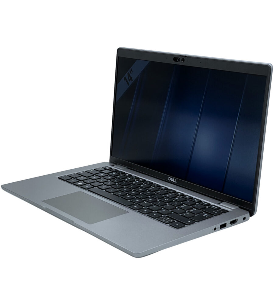 Dell Latitude 5440 – prawy profil pod kątem Dell Latitude 5440 widok pod kątem z prawej strony gniazdo LAN i slot SIM