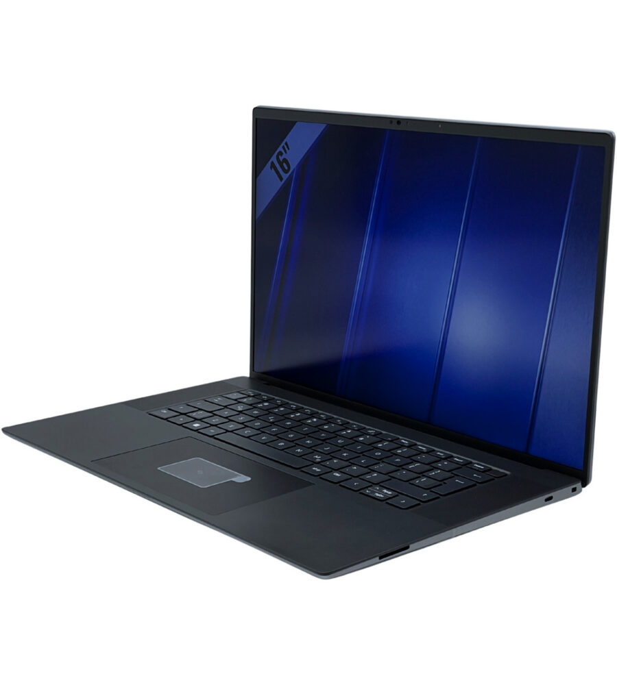 Dell Precision 5680 – prawy bok pod kątem Dell Precision 5680 widok z prawej strony pod kątem profil obudowy