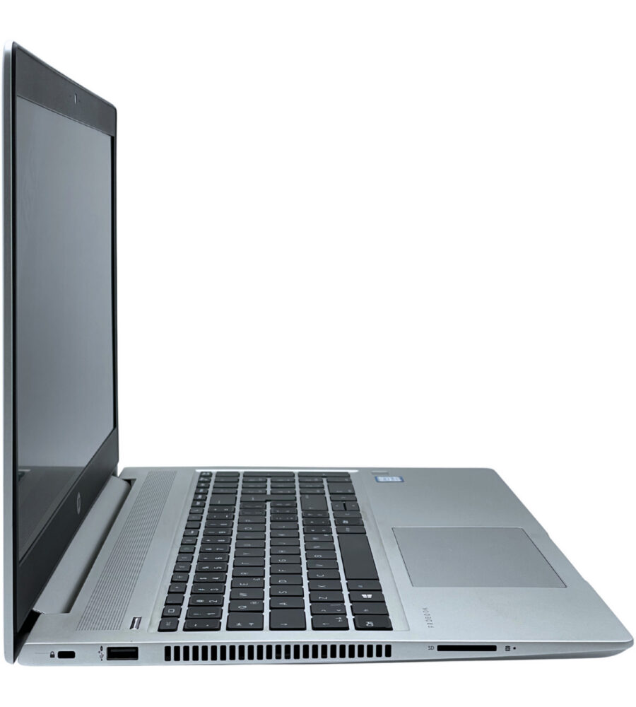 HP ProBook 450 G6 – lewy bok laptopa HP ProBook 450 G6 widok z lewej strony obudowy