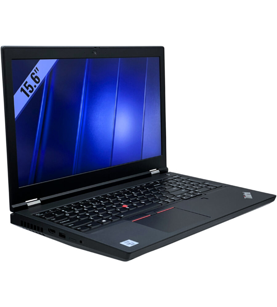 Lenovo ThinkPad P15 Gen 1 – lewy profil pod kątem Lenovo ThinkPad P15 Gen 1 widok z lewej strony pod kątem