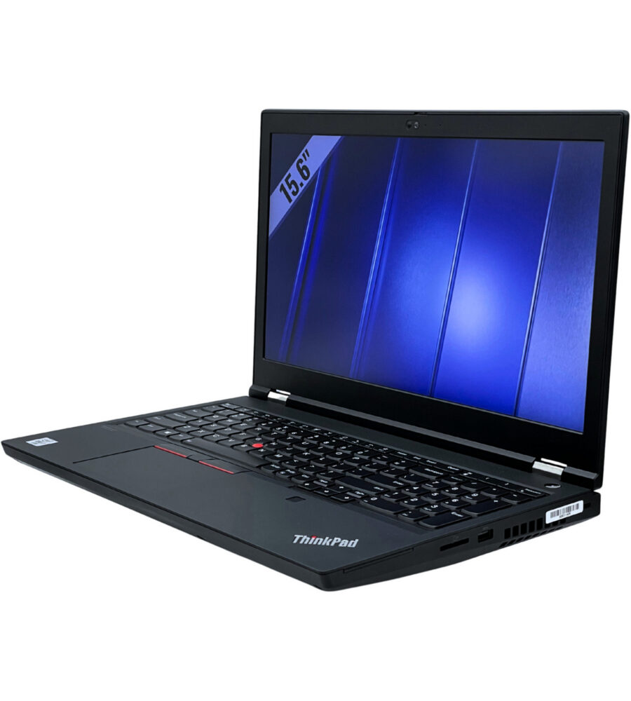Lenovo ThinkPad P15 Gen 1 – prawy profil pod kątem Lenovo ThinkPad P15 Gen 1 widok z prawej strony pod kątem