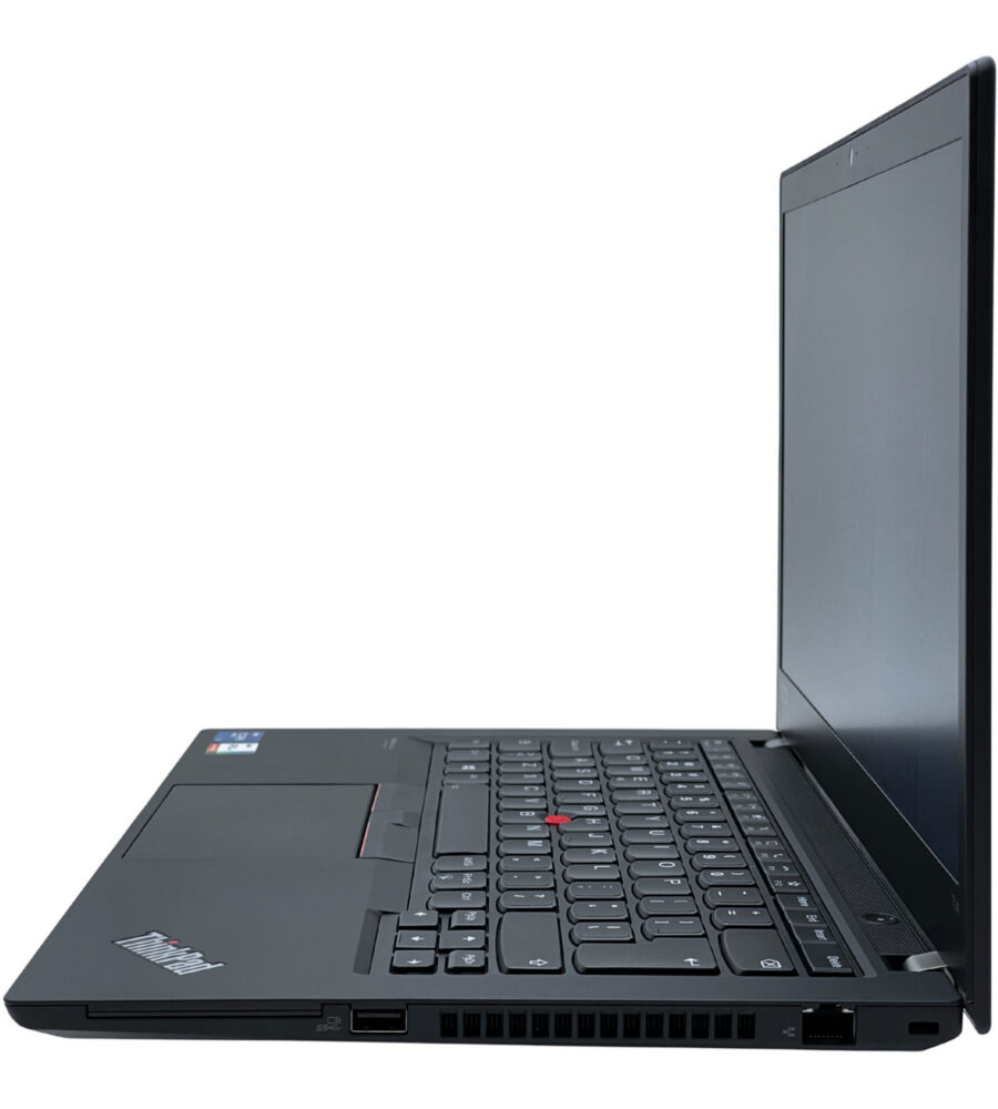 Lenovo ThinkPad T14 G2 – porty z prawej strony Lenovo ThinkPad T14 G2 prawy bok obudowy złącze audio i port USB 3.2