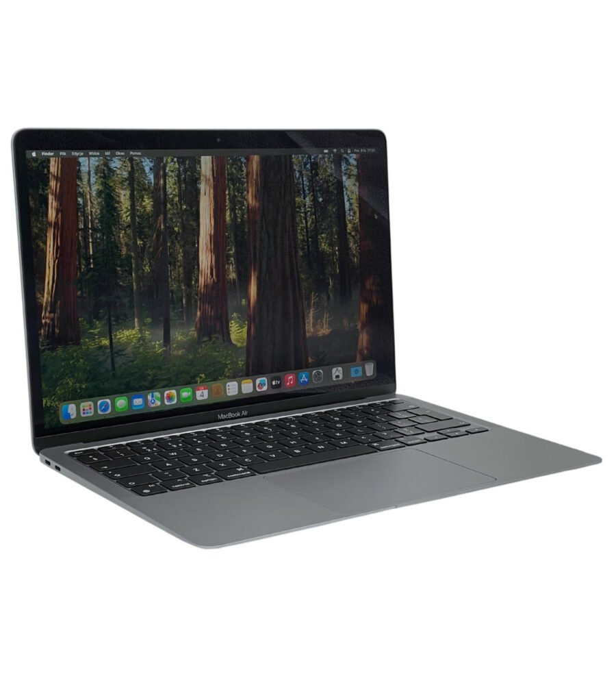 Apple MacBook Air 13 A2337 – lewy bok pod kątem Apple MacBook Air 13 A2337 widok z lewej strony pod kątem porty Thunderbolt
