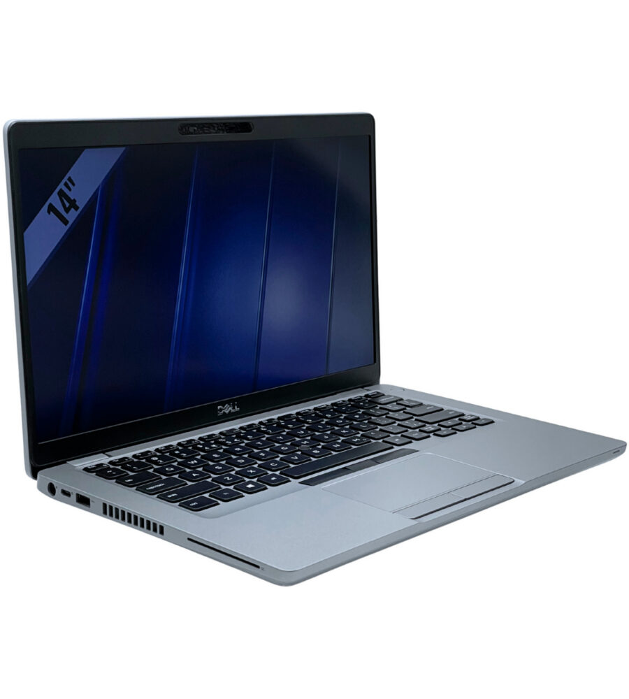 Dell Latitude 5410 – lewy bok pod kątem Dell Latitude 5410 widok z lewej strony pod kątem z portami