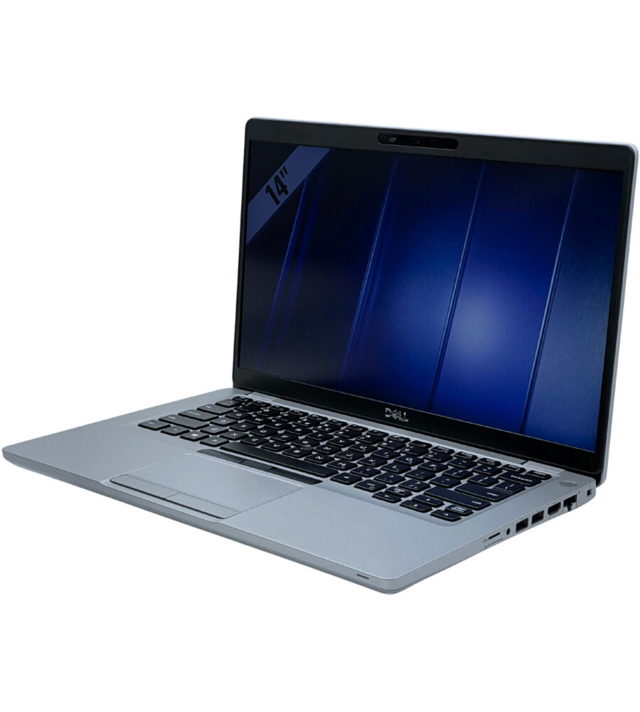 Dell Latitude 5410 – prawy bok pod kątem Dell Latitude 5410 widok z prawej strony pod kątem z portami