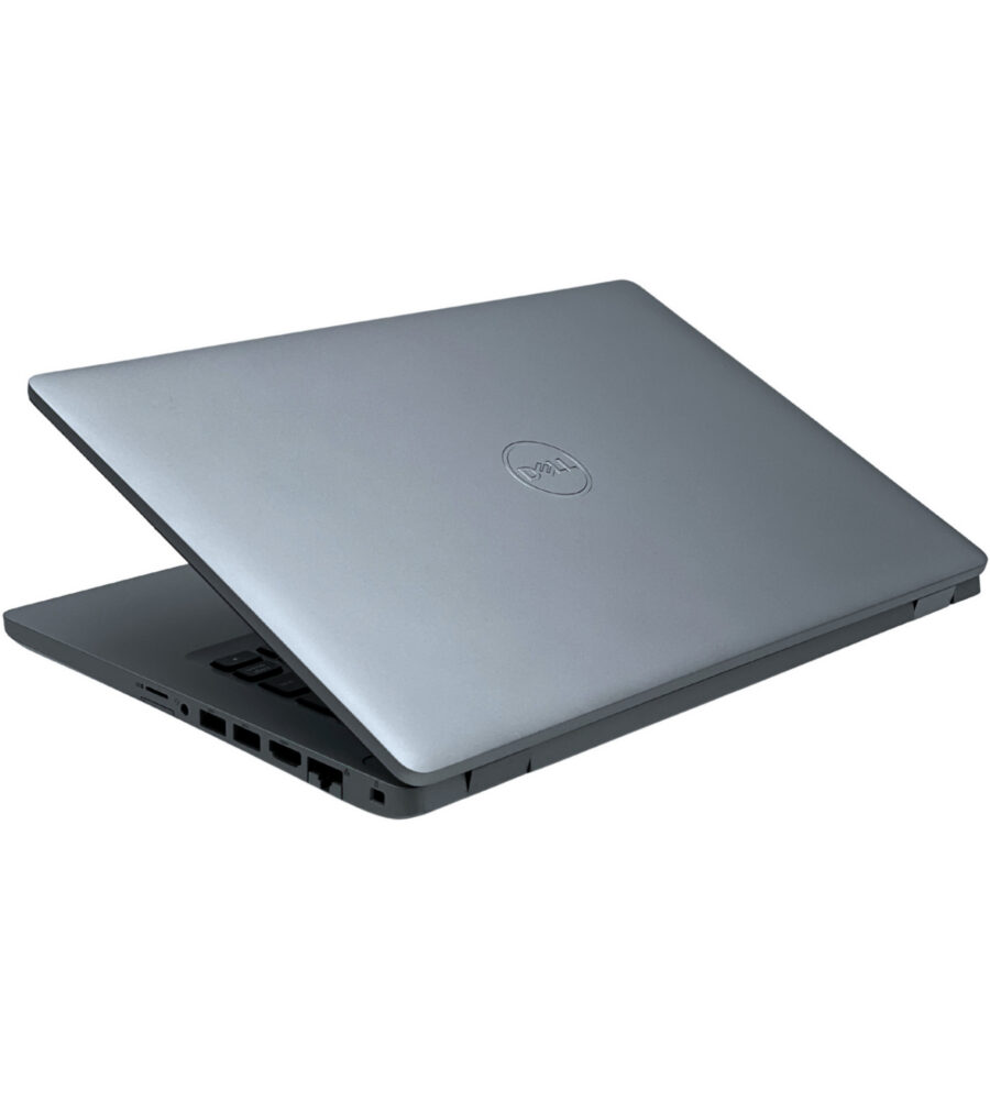 Dell Latitude 5410 – górny widok na klapę Dell Latitude 5410 widok górny na zamkniętą klapę z logo Dell