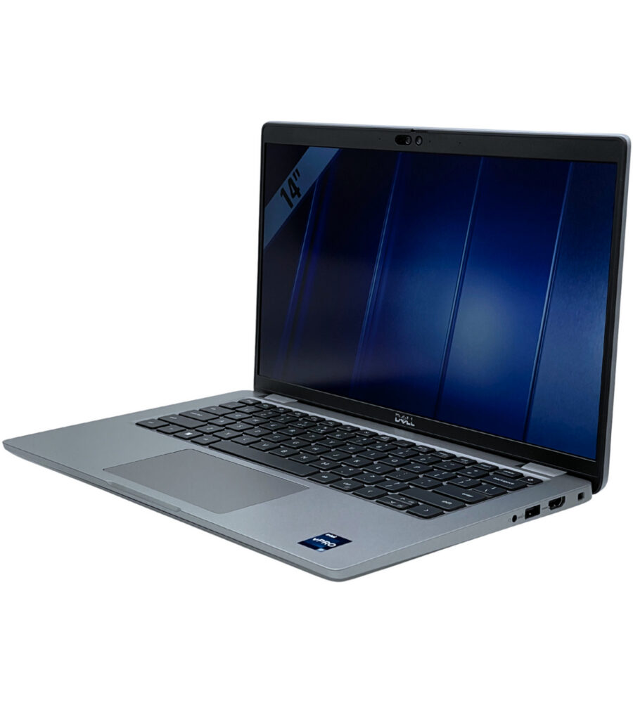 Dell Latitude 5440 – prawy bok pod kątem z portami Dell Latitude 5440 widok z prawej strony pod kątem