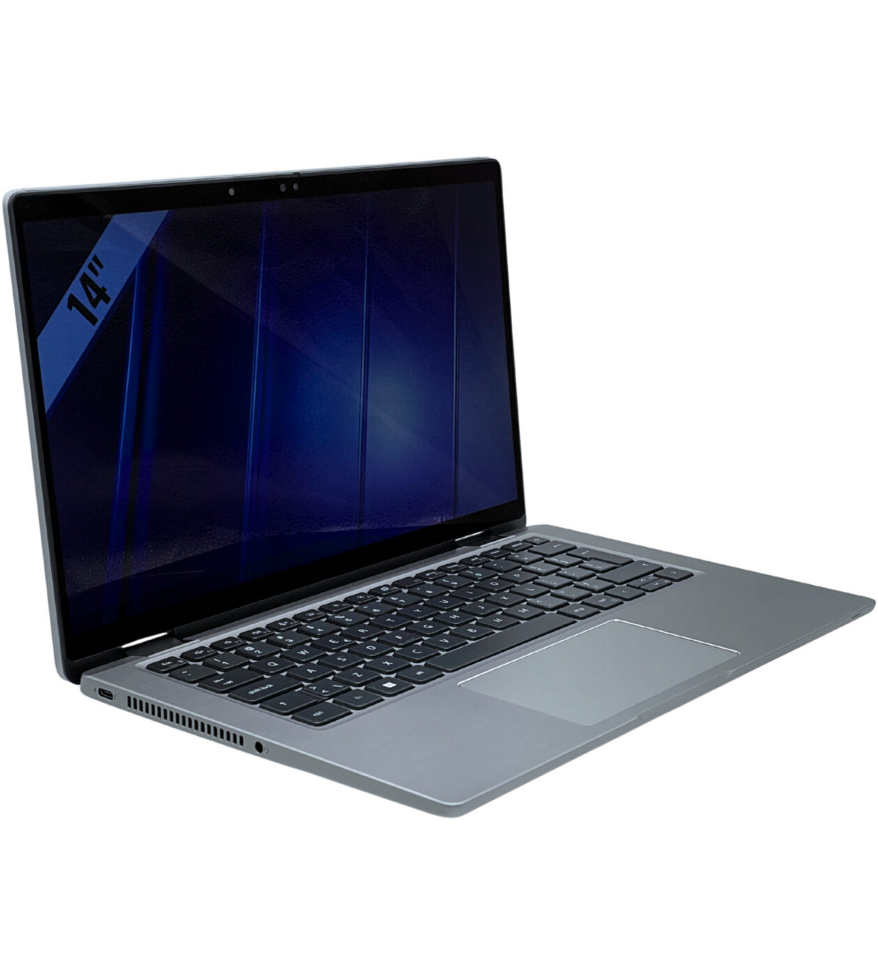 Dell Latitude 7430 2w1 widok z lewej strony pod kątem
