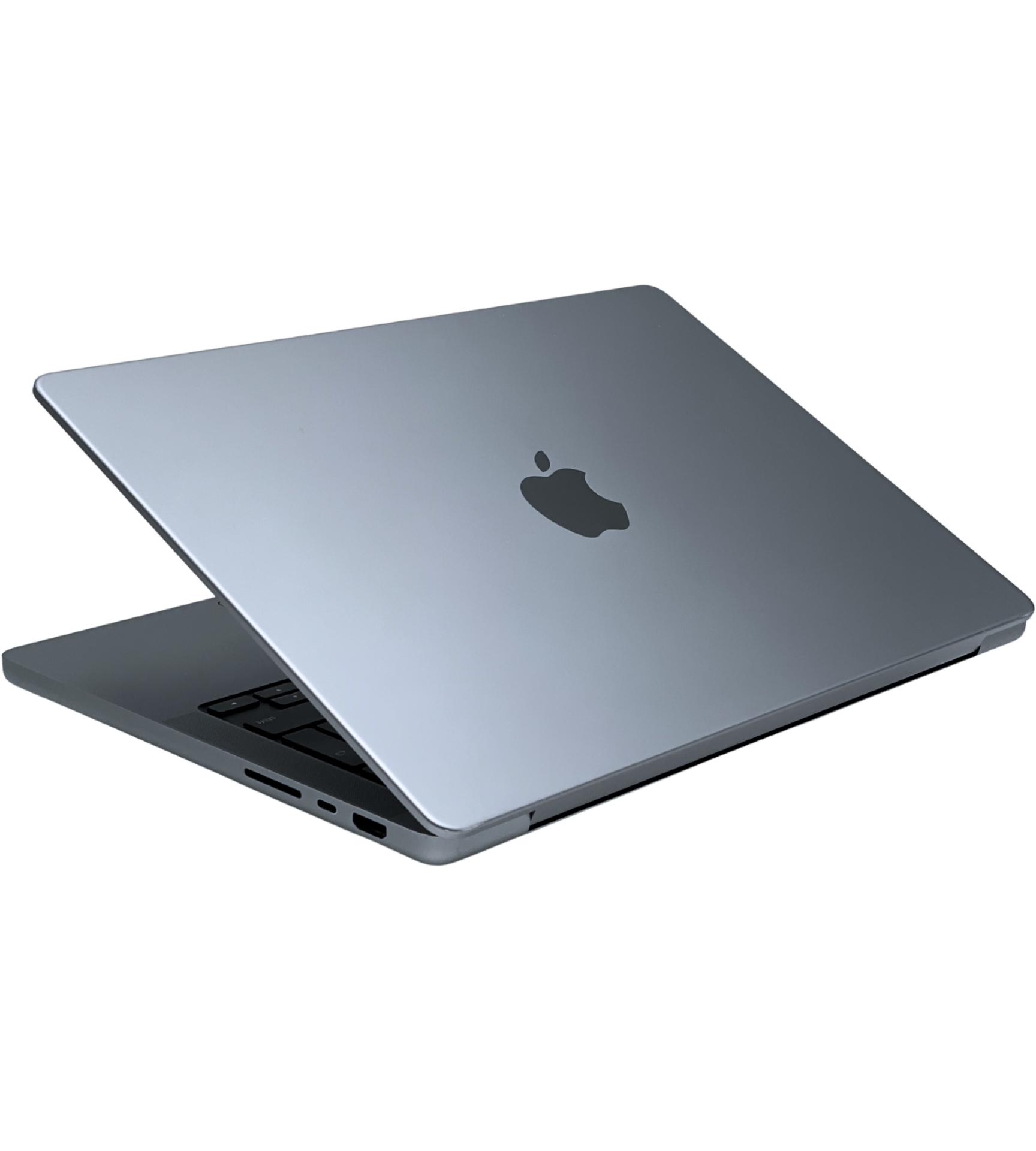 Apple MacBook Pro 14 widok górny na zamkniętą klapę z logo