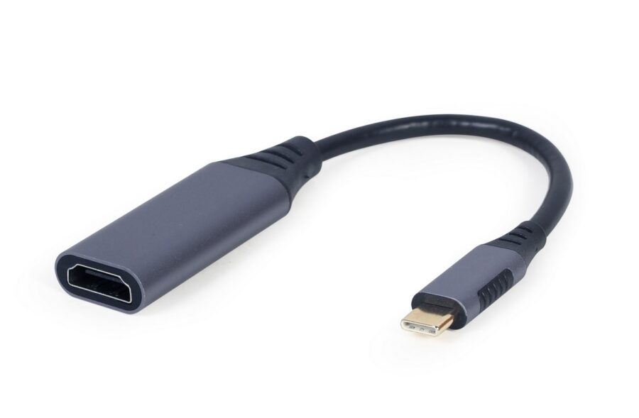 Adapter USB Typ-C do HDMI Gembird szary