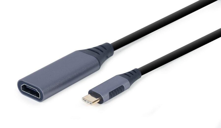 Adapter USB Typ-C do HDMI Gembird szary