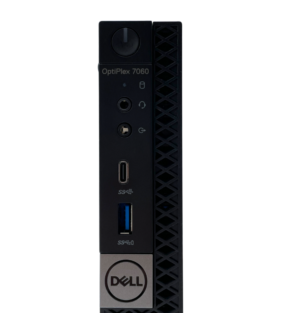 Dell Optiplex 7060 MFF • i5-8500T • 8GB • 128GB SSD + 500GB HDD • UHD 630 • Wi-Fi Dell Optiplex 7060 MFF • i5-8500T • 8GB • 128GB SSD + 500GB HDD • UHD 630 • Wi-Fi