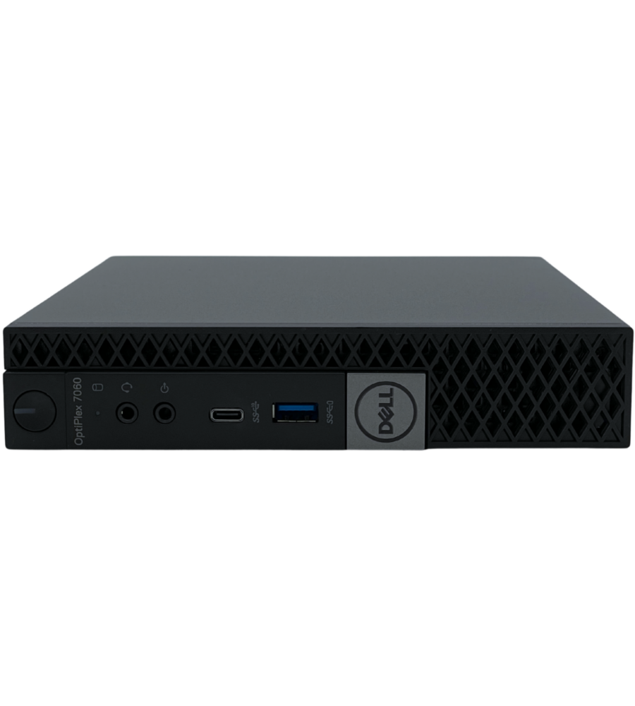 Dell Optiplex 7060 MFF • i5-8500T • 8GB • 128GB SSD + 500GB HDD • UHD 630 • Wi-Fi Dell Optiplex 7060 MFF • i5-8500T • 8GB • 128GB SSD + 500GB HDD • UHD 630 • Wi-Fi