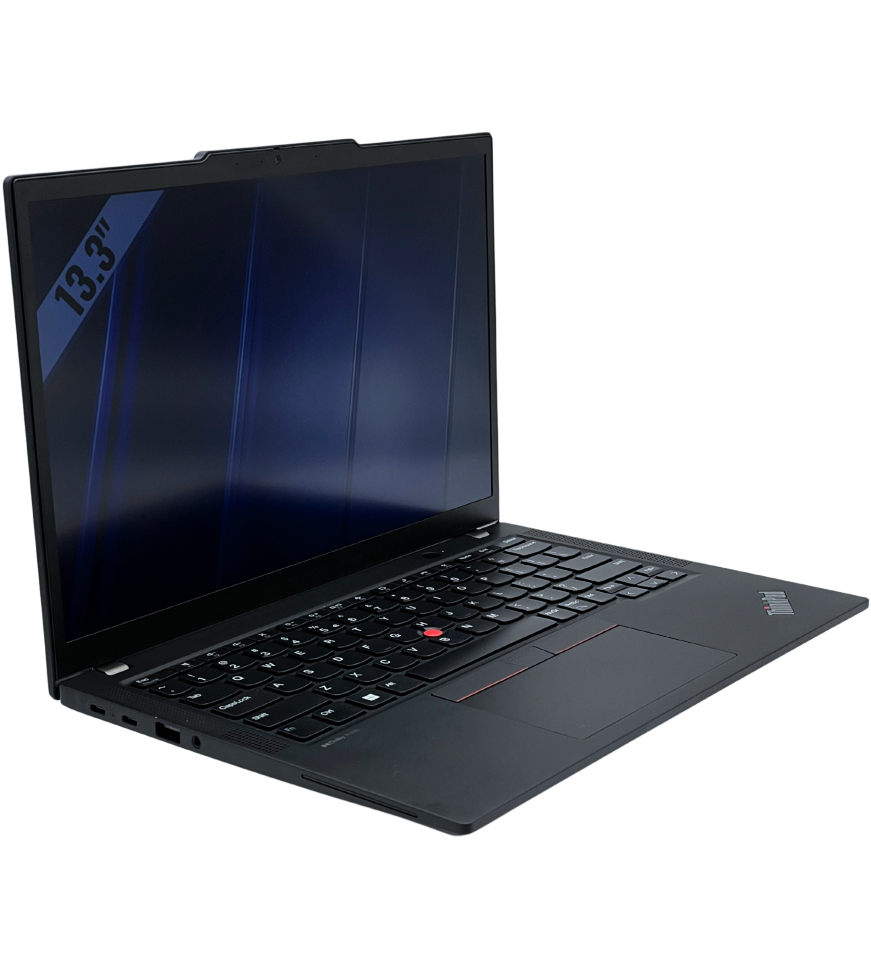 Lenovo ThinkPad X13 Gen 4 widok z lewej strony pod kątem z portami